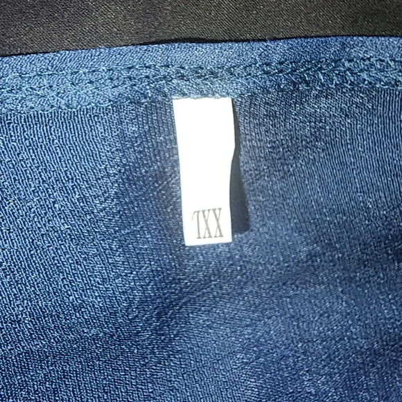 XXL blue batwing peasant top NWOT - Picture 4 of 4